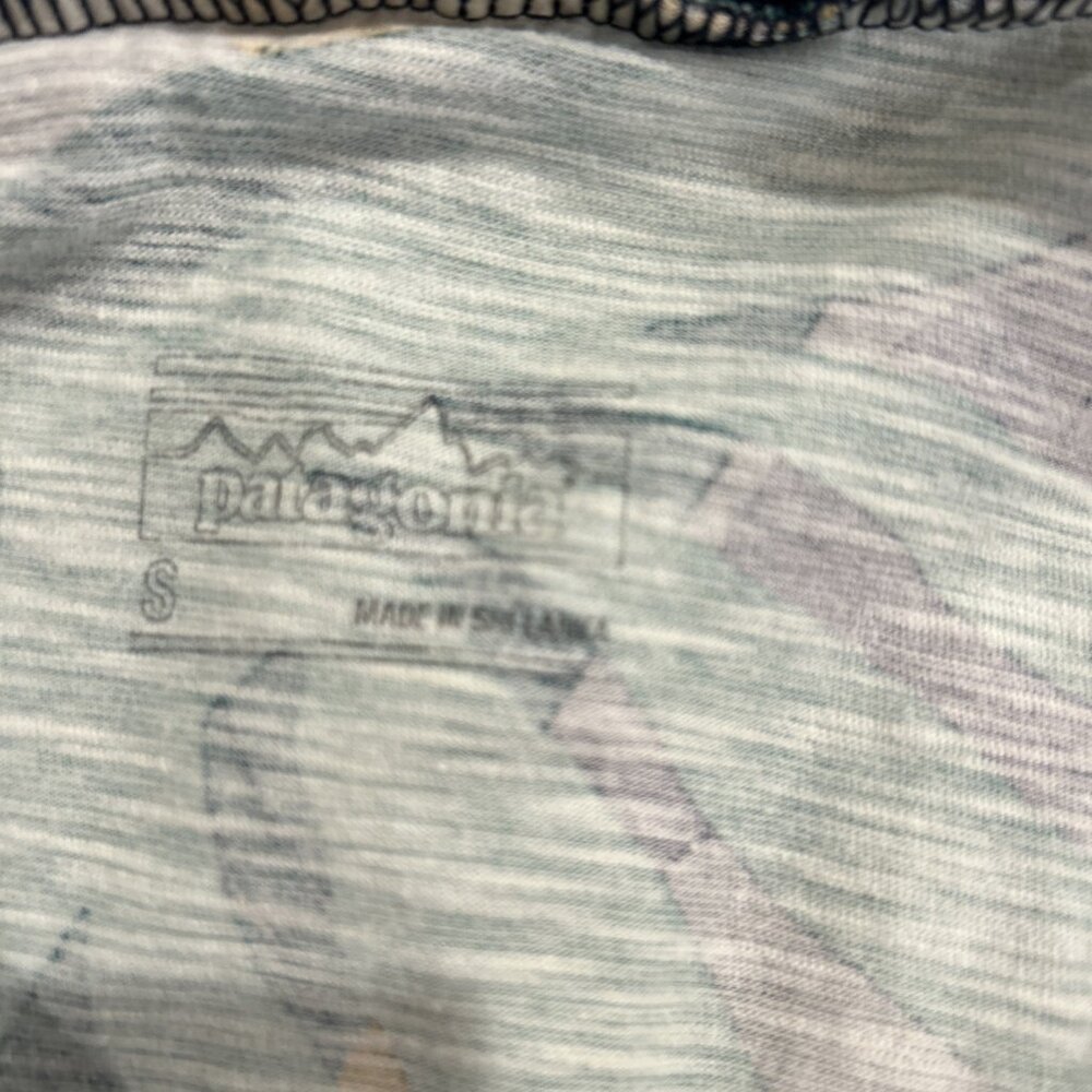 Patagonia Women's Midi Dress - Green and Brown Leaf Print - Picture 9 of 9
